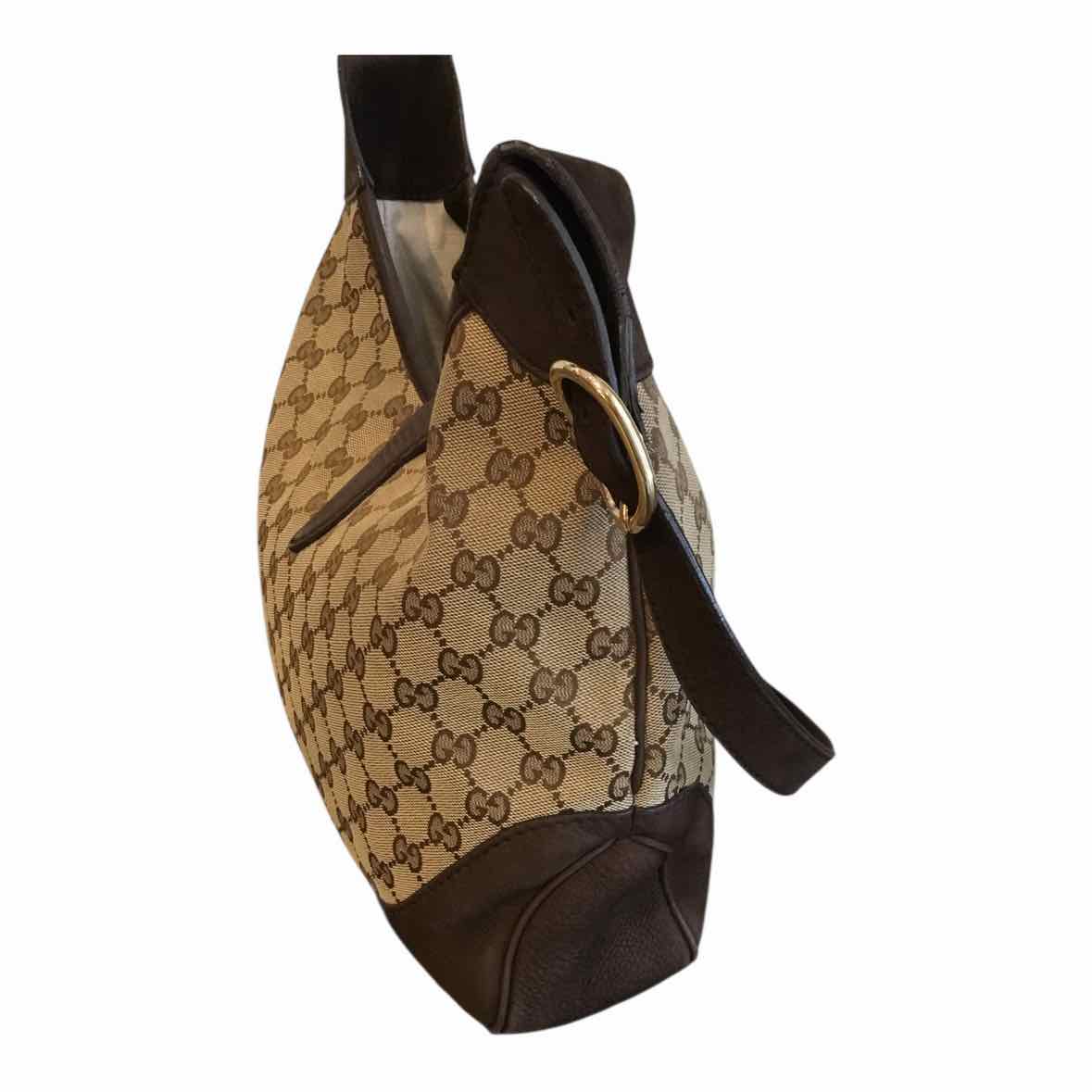 Gucci Original GG Canvas Web Jackie Hobo Brown multi Handbag