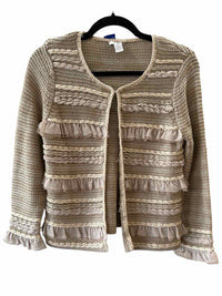 Chico's Beige Multi Size 4 Jacket