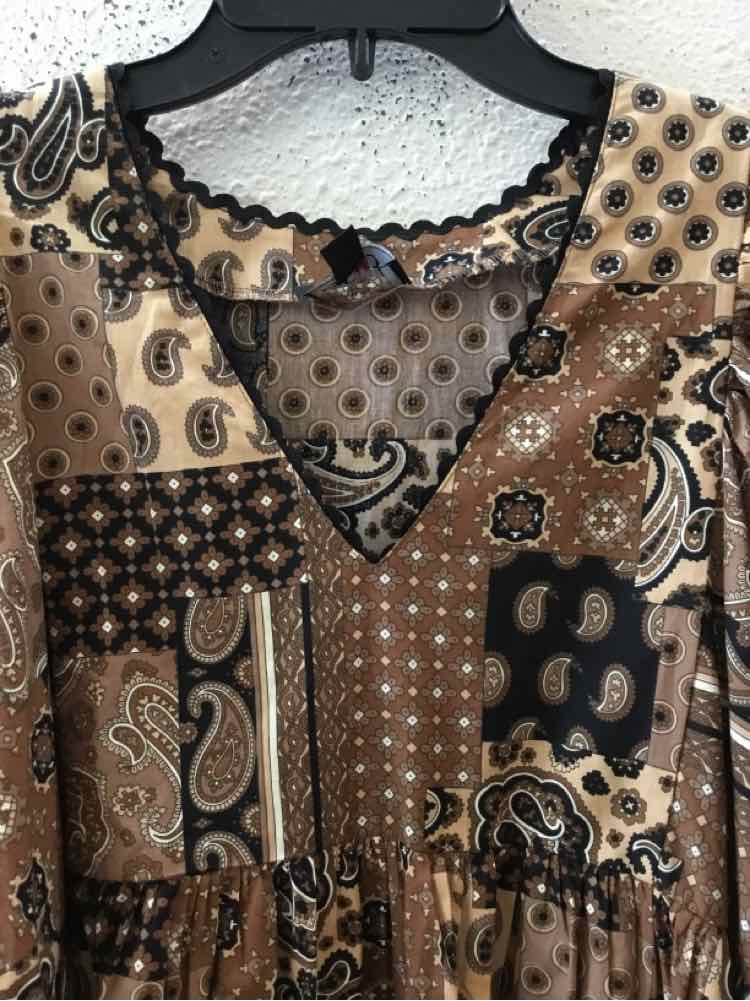 GiGiO USA Brown and black Size S Dress