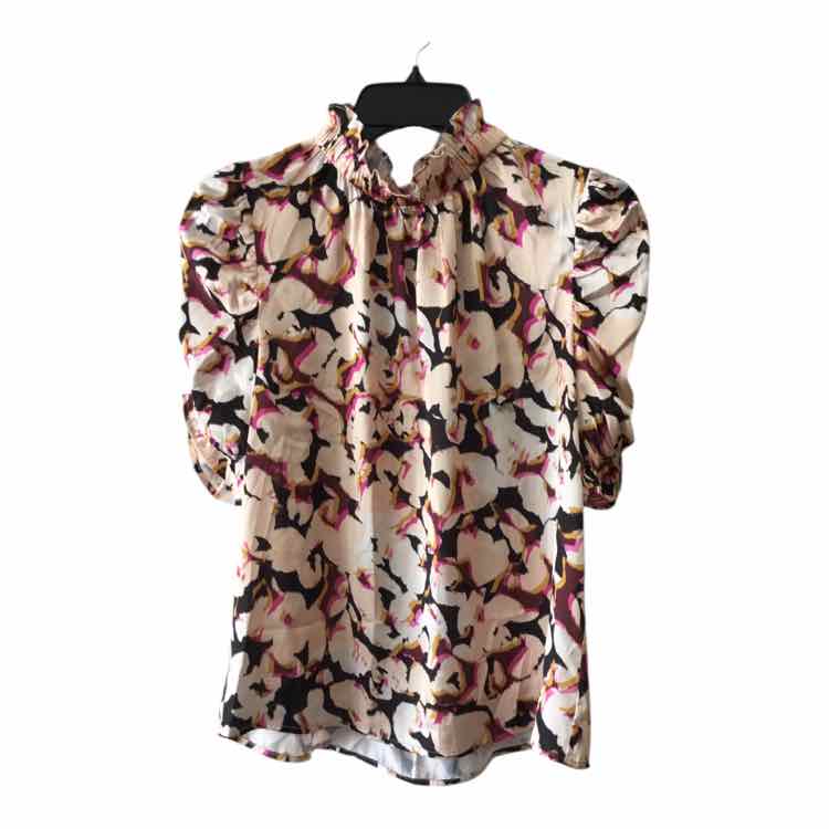 thml Cream and Black Size S Shirt