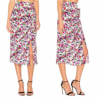 Saloni Purple Multi Size 6 2 PC Dress