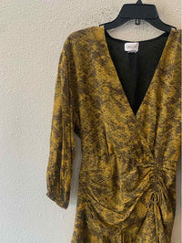 Saylor Mustard and Black Size S Dress