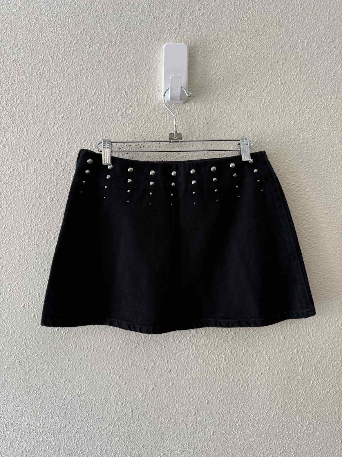 Zara Black and silver Size S Skirt
