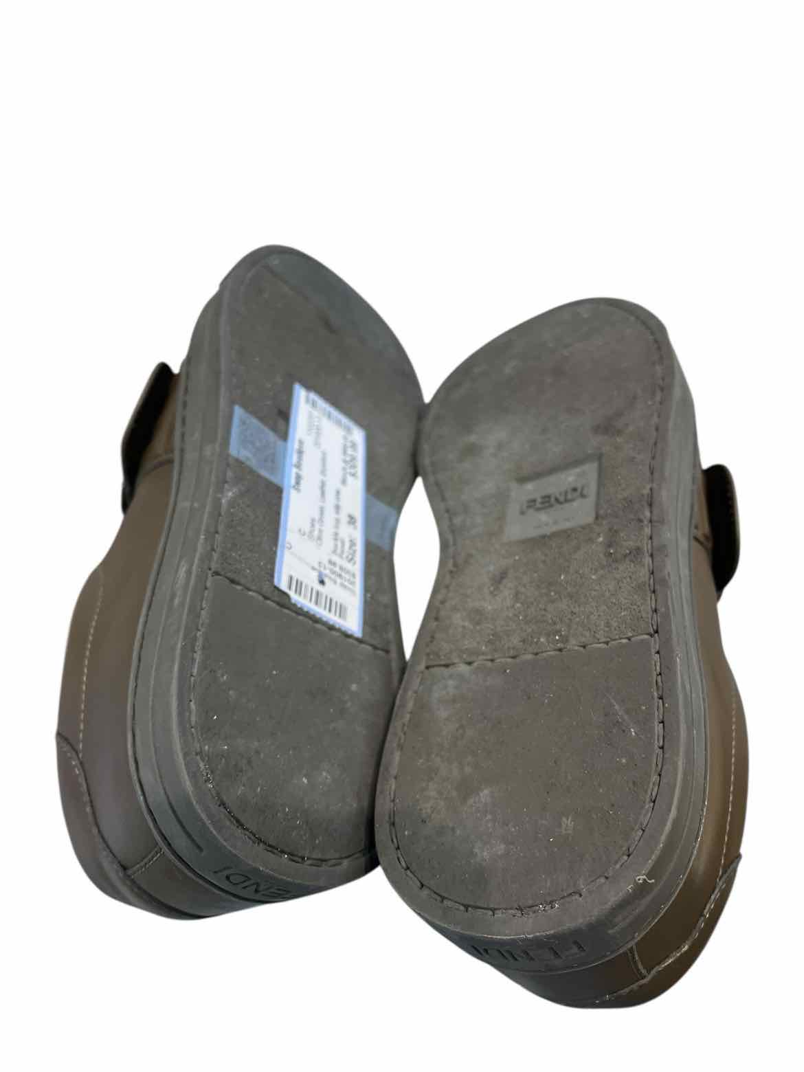 Fendi Olive Green Size 38 Shoes