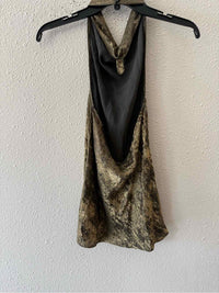 Veronica Beard Gold Size 2 Shirt