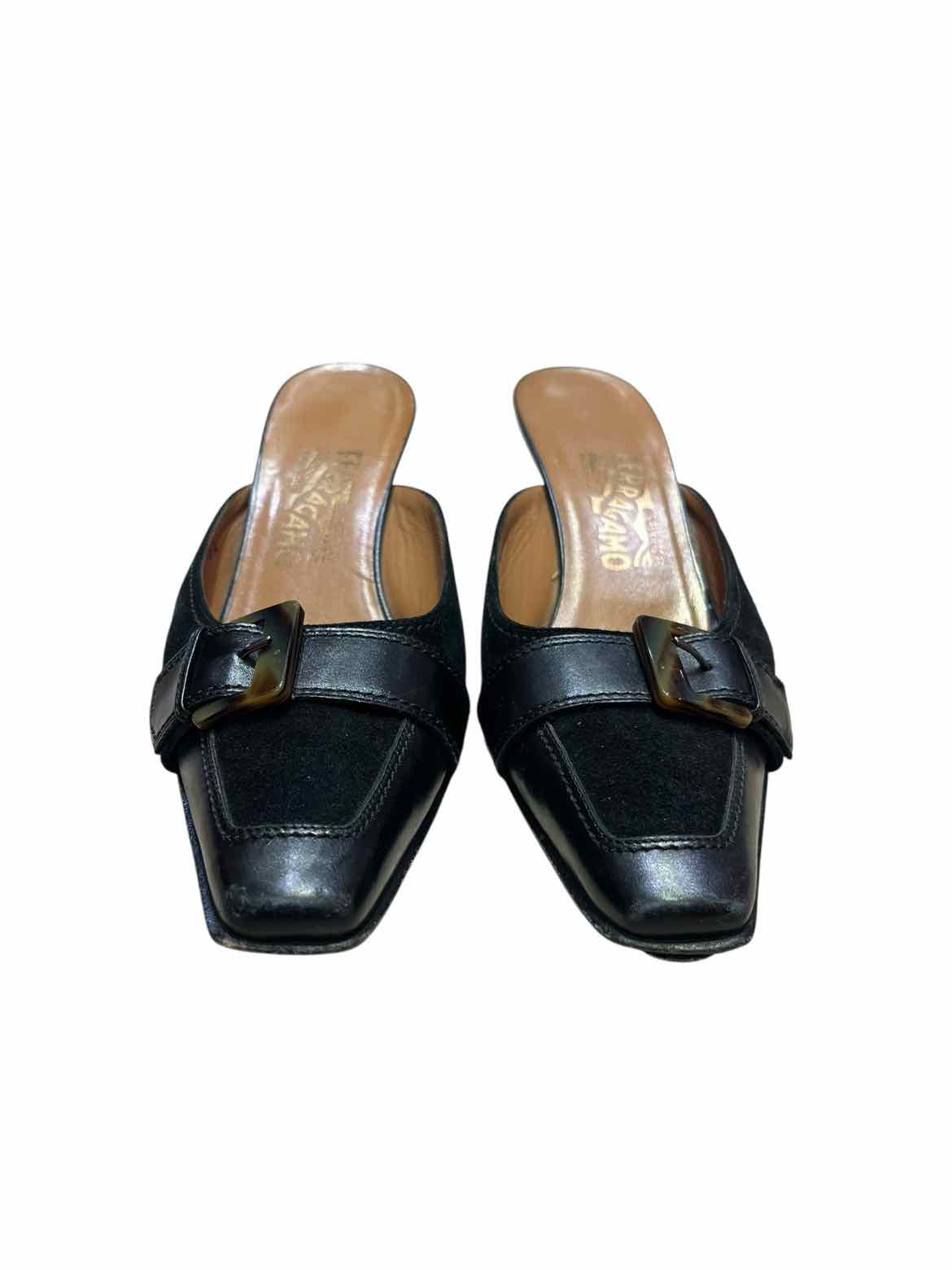 Salvador Ferragamo Black Size 8 Shoes