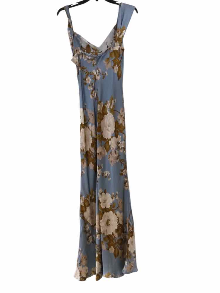 Reformation light blue and beige Size 8 Dress