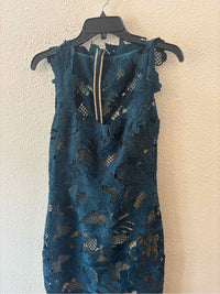 Lela Rose Teal Size 4 Dress