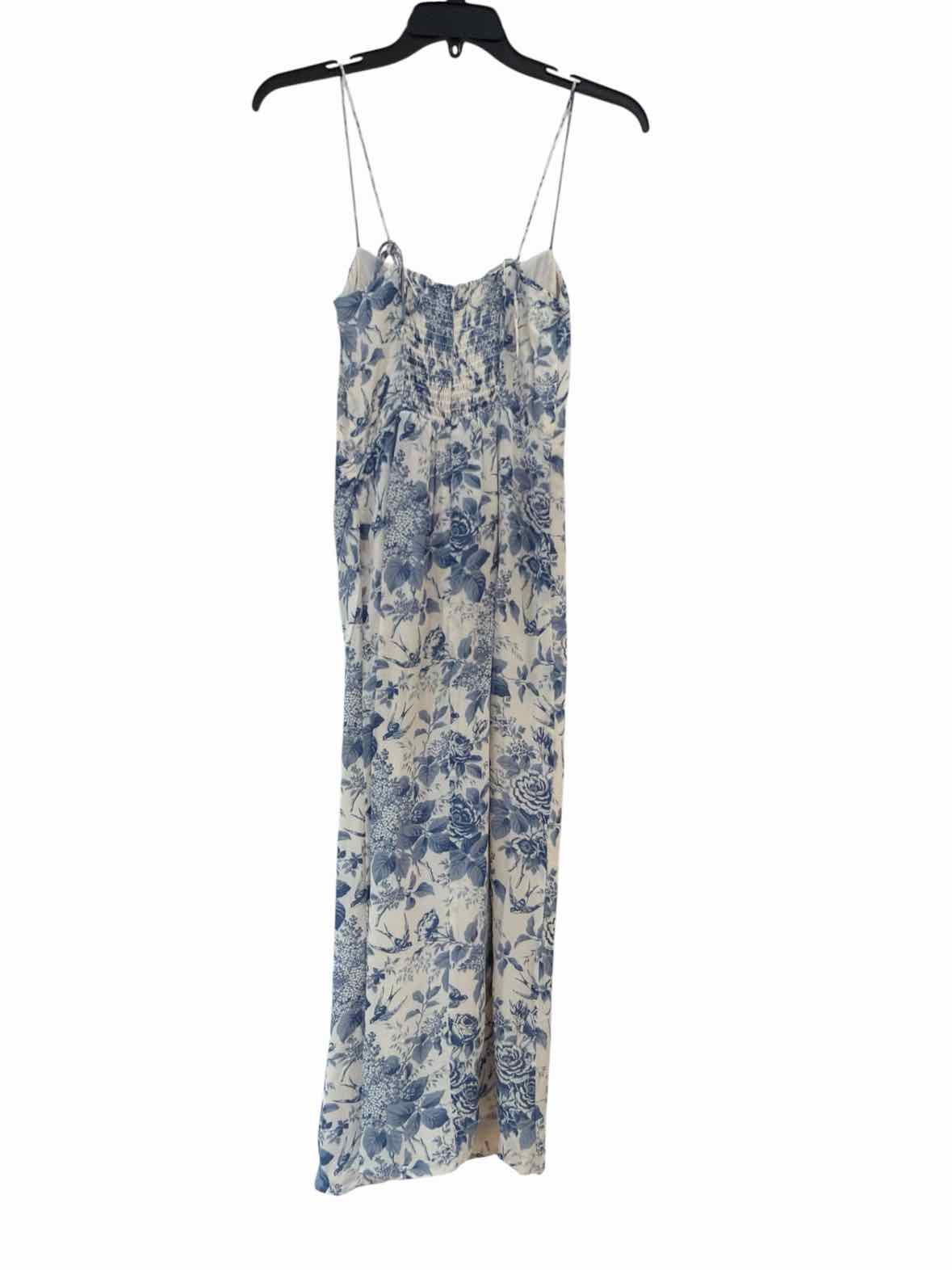Reformation Blue and White Size 0 Dress