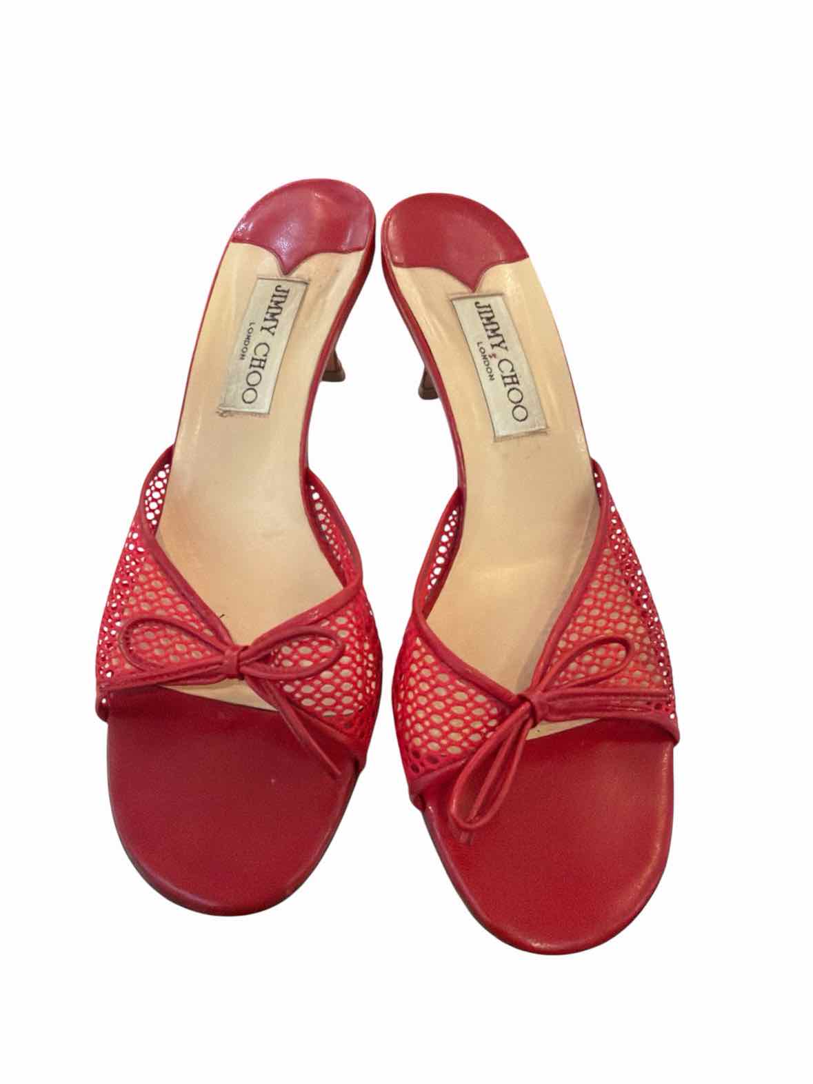 Jimmy Choo Red Size 38 1/2 Shoes