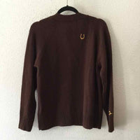 OGD Brown and Gold Size S Cardigan