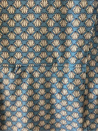 Sigrid Olsen Blue and White Size L Shirt