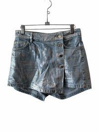 Zara Silver and Blue Size S Shorts