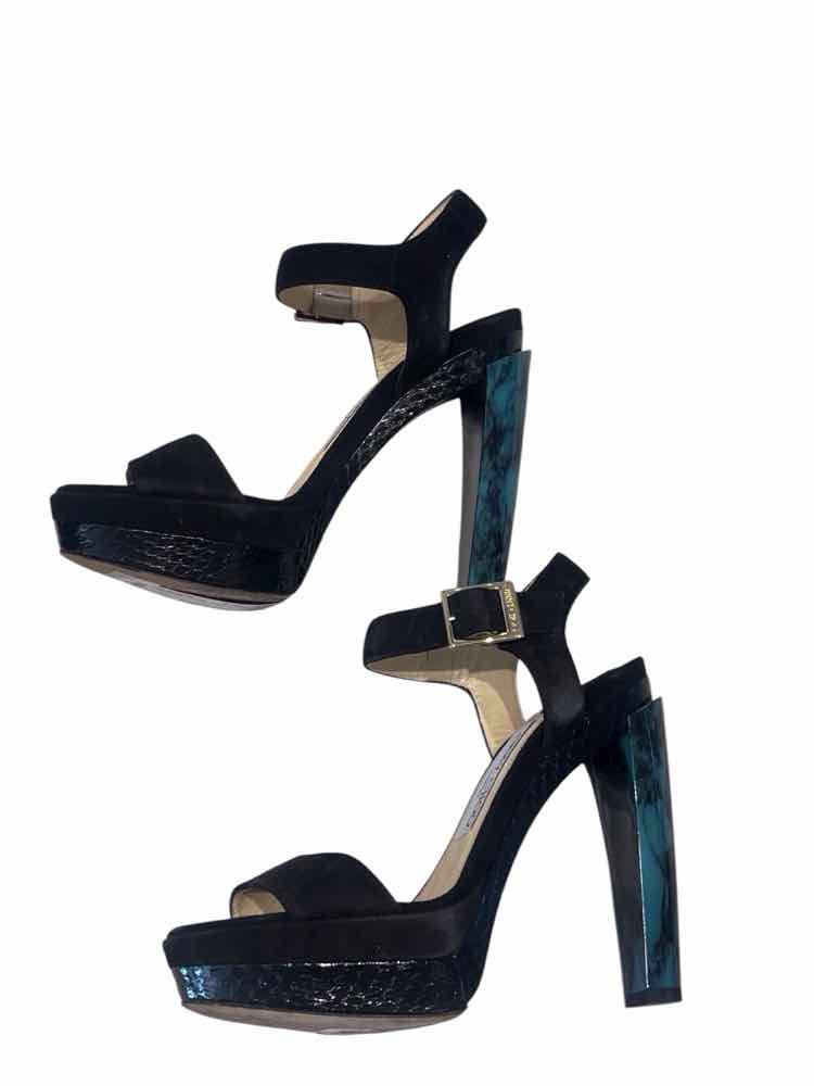 Jimmy Choo Black and blue Size 36.5 Shoes