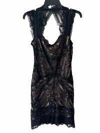 Nicole Miller Black and nude Size S Dress