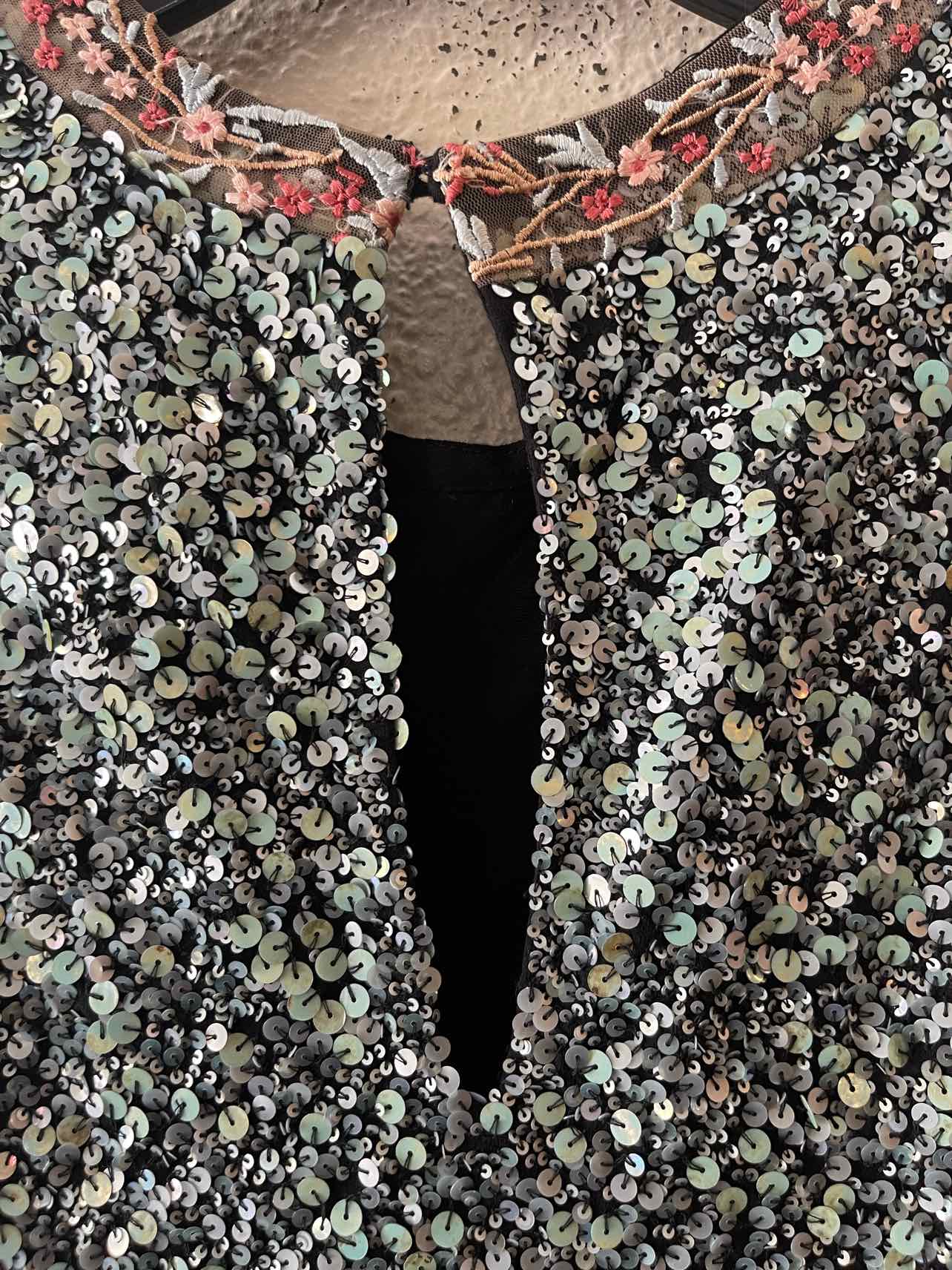 Varun Bahl Black Multi Size 8 Dress