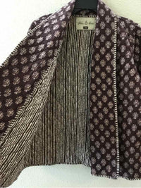 Fox & Hen Brown and Cream Size XS Jacket