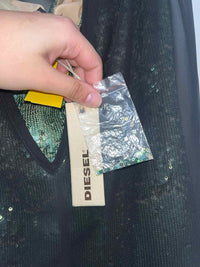 Diesel Blue and Black Size S Dress