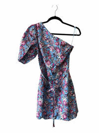 French Connection Blue and Fuschia Size 2 Dress