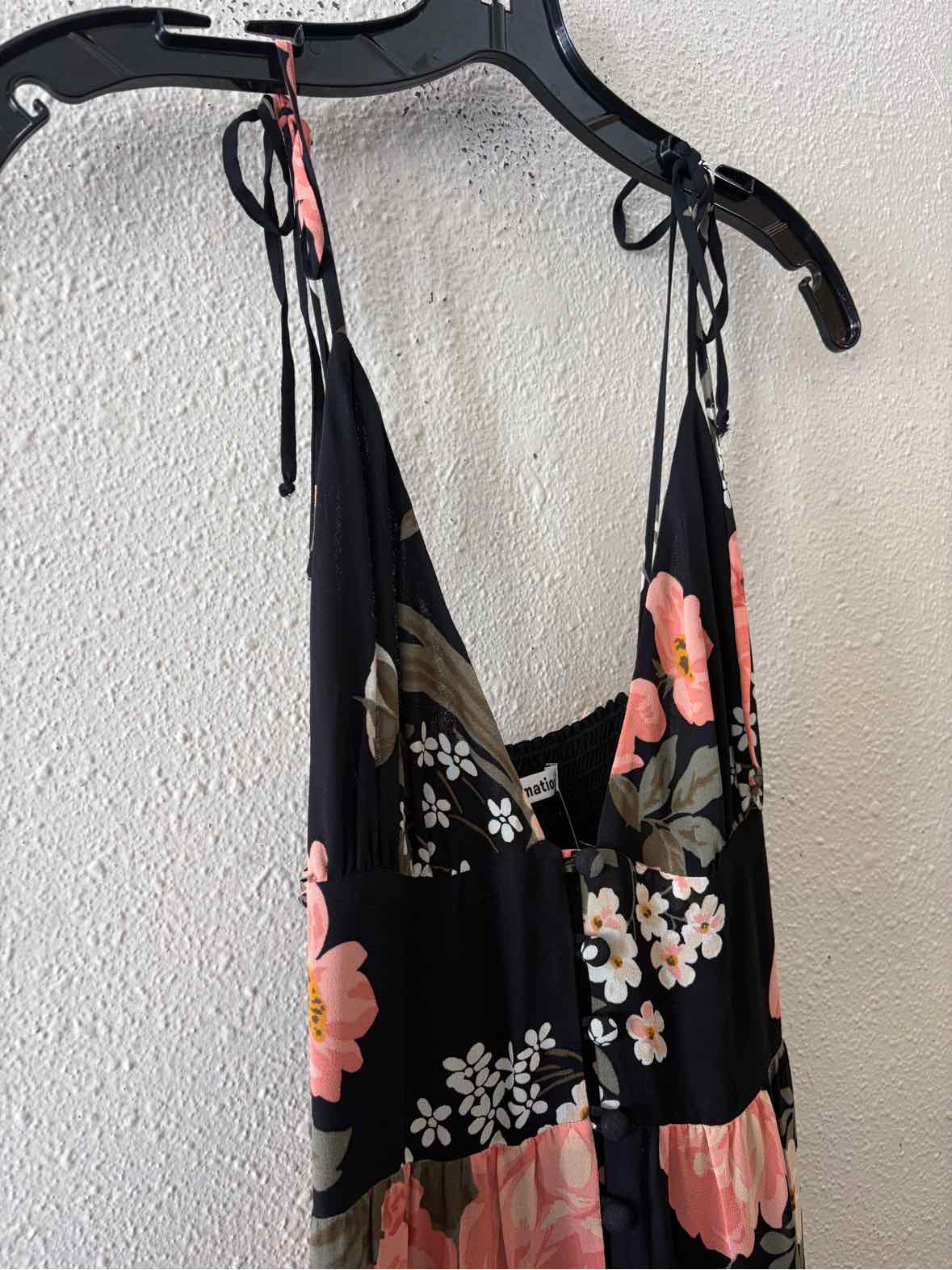 Reformation Black Multi Size 4 Dress