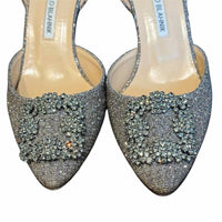 Manolo Blahnik Silver multi Size 38.5 Shoes