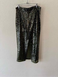 Zara Black and olive Size M Skirt