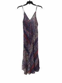 Velvet Purple & Red Multi Size M Dress