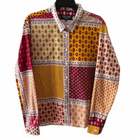 Souleiado Yellow and Red Size 46 Shirt