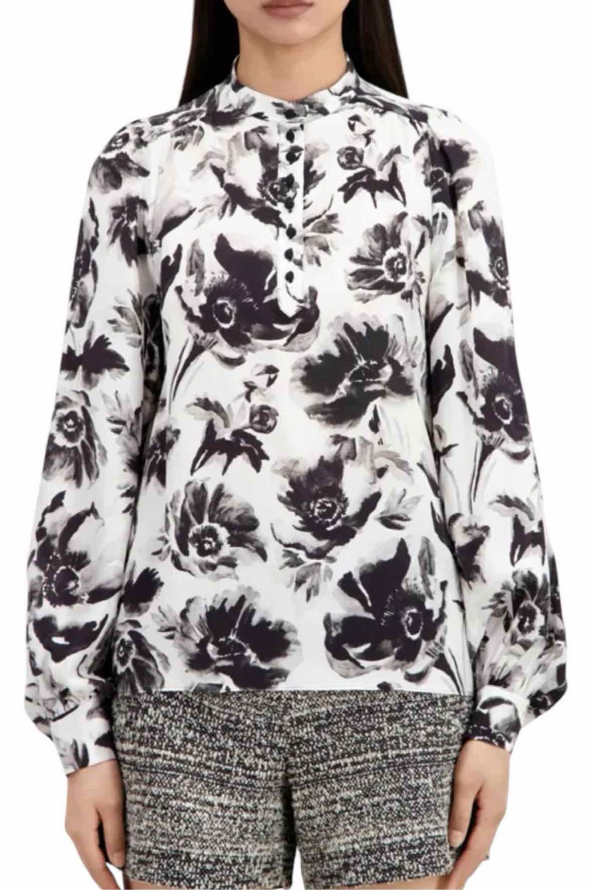 The Kooples White and black Size 0 Shirt