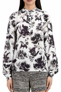 The Kooples White and black Size 0 Shirt