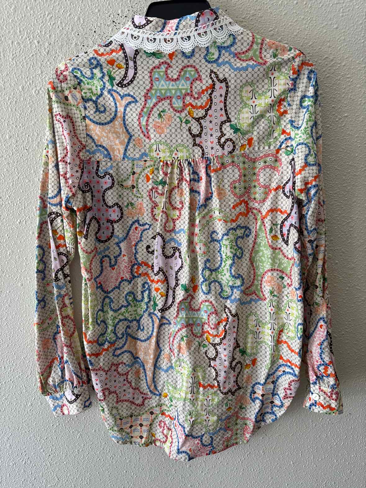 Never Fully Dressed White Multi Size 4 Shirt