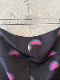 Free People Movement Black and Pink Size S Leggings
