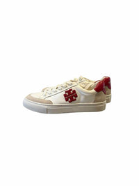 Tory Burch White and Red Size 6.5 Sneakers