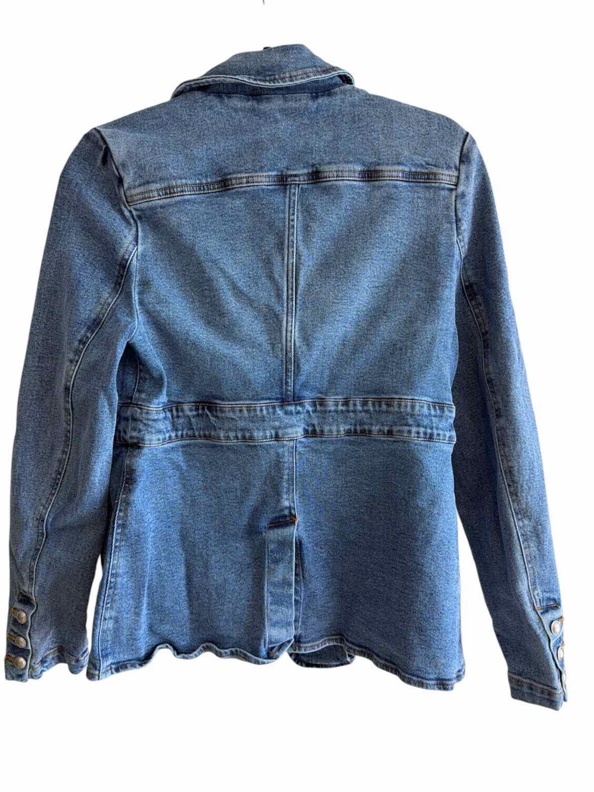 Ellie Tahari Dark Wash Size 8 Jacket