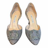 Manolo Blahnik Silver multi Size 38.5 Shoes