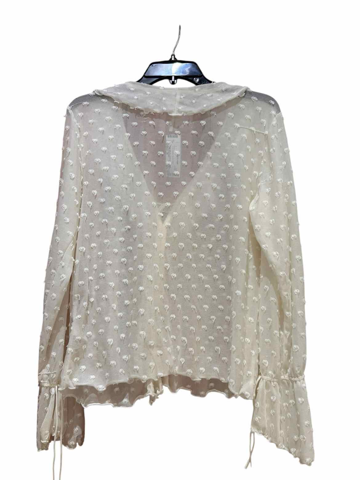 by Anthropologie Ivory Size M Blouse