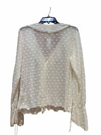 by Anthropologie Ivory Size M Blouse