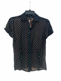 The Limited Black and white Size XS Blouse