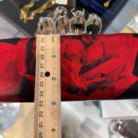 Alexander McQueen black and red Clutch
