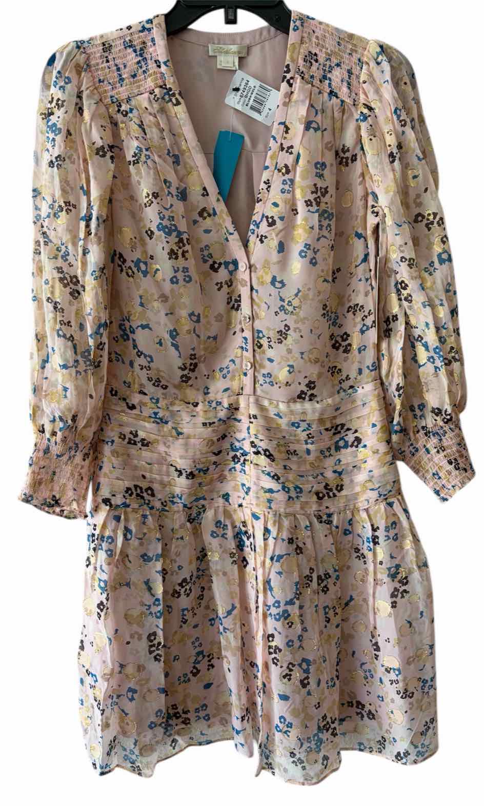Shoshanna Blush Multi Size 4 Dress