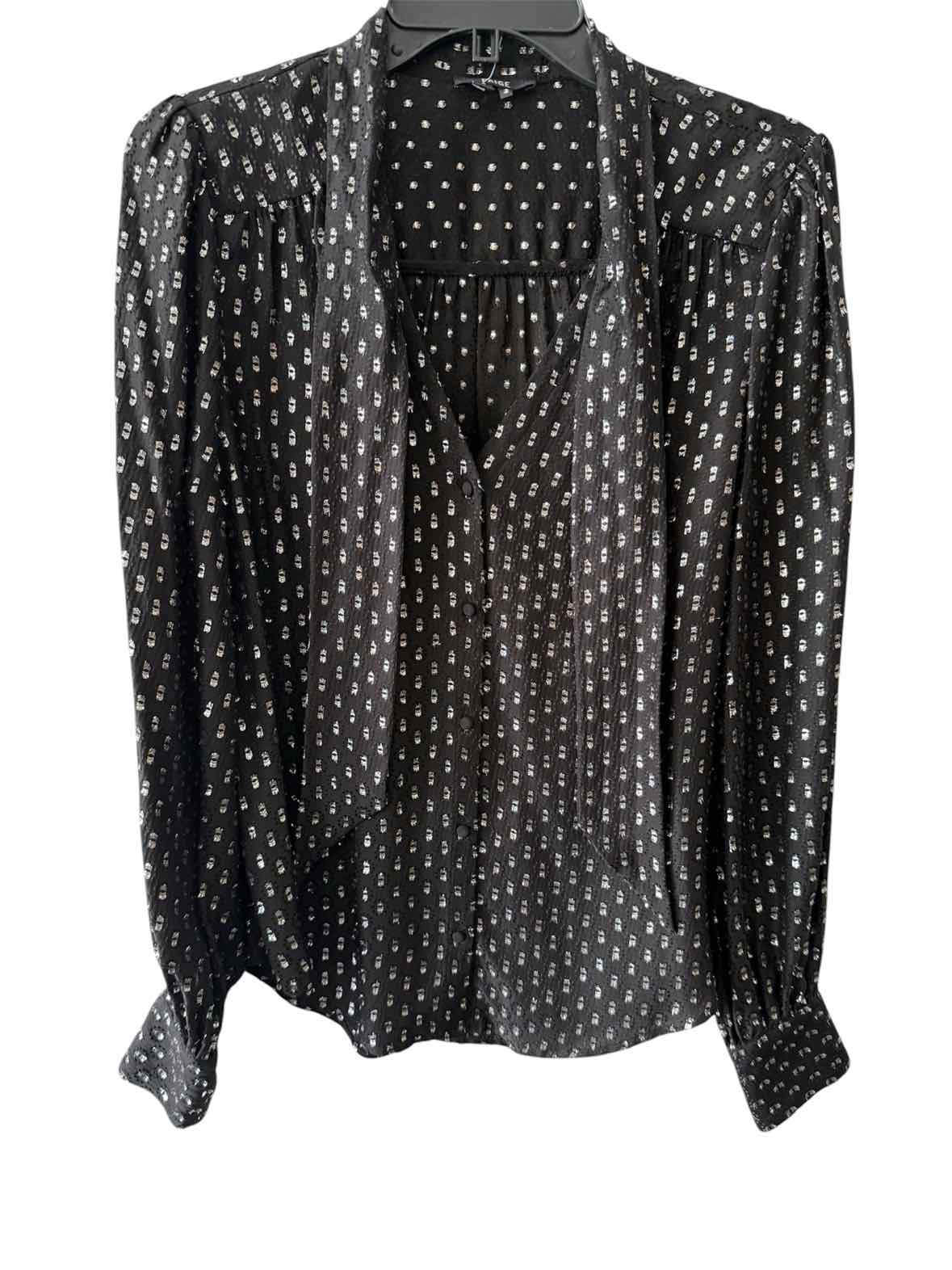 Paige Black and silver Size S Shirt
