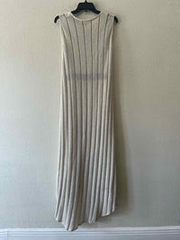 Brunello Cucinelli Cream and Black Size 3XL Dress