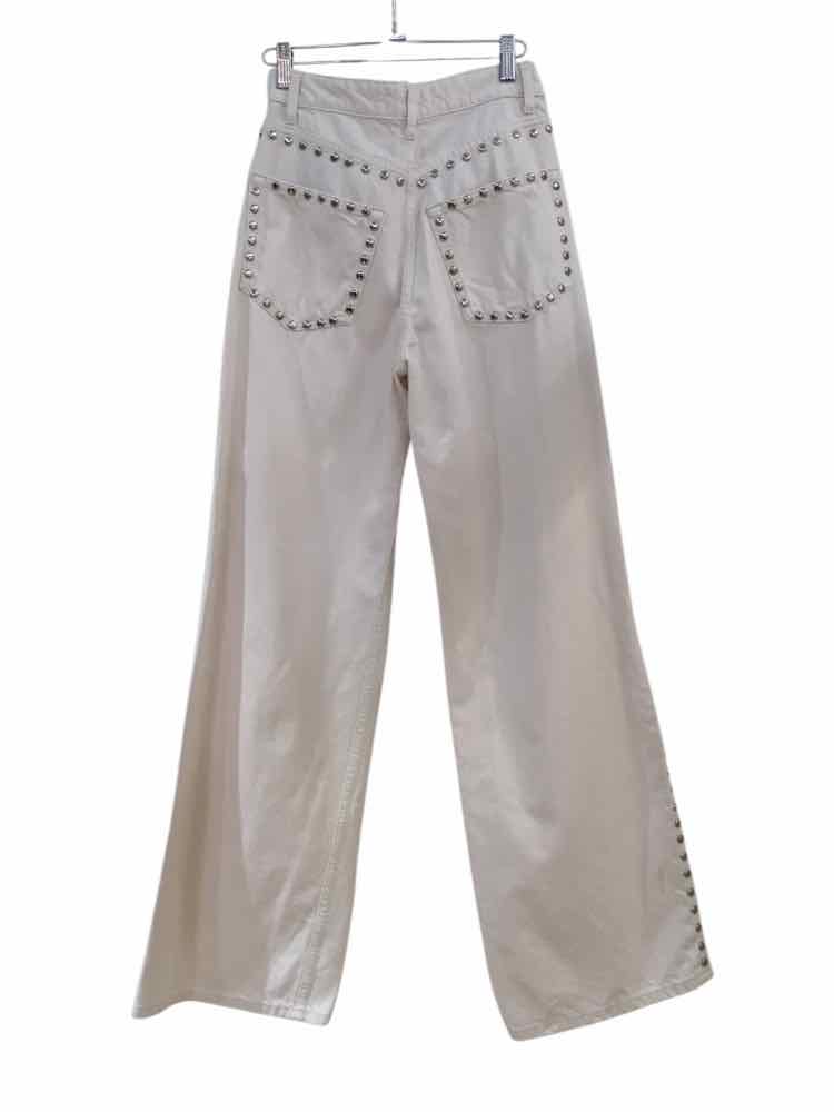 Reformation Cream Size 25 Jeans