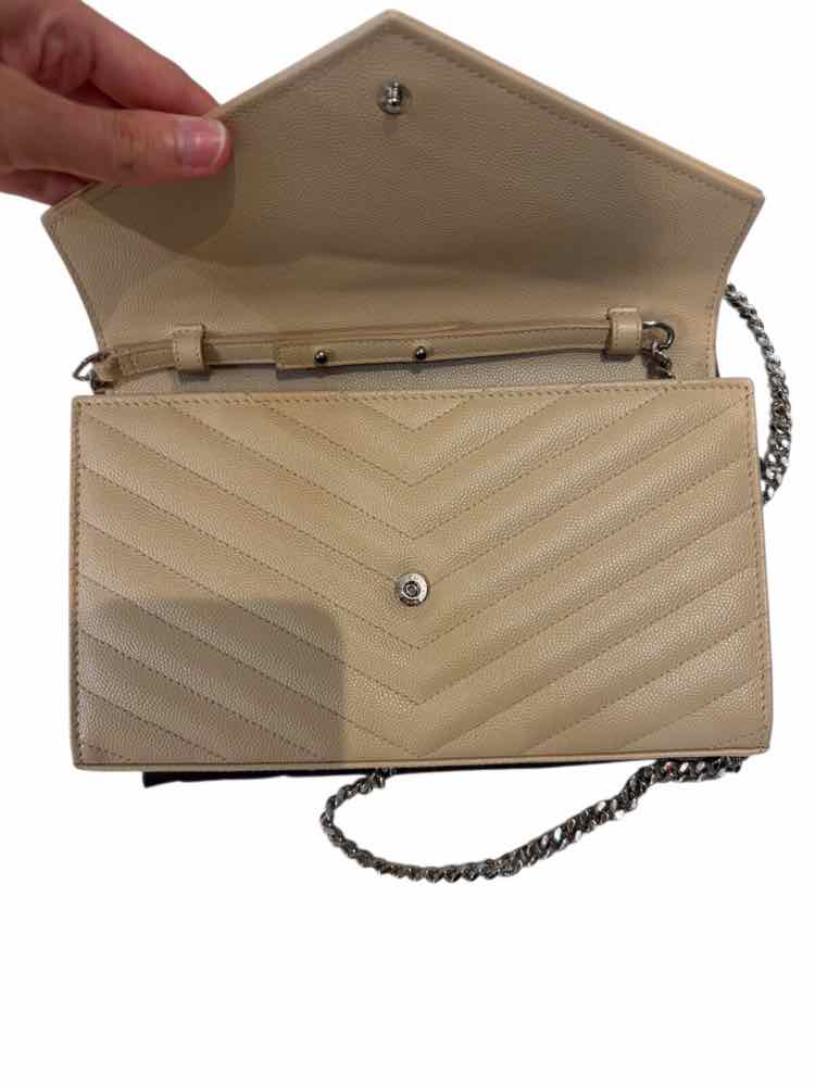 YSL Crossbody Beige Handbag