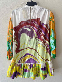 ALEMAIS White Multi Size 4 Dress