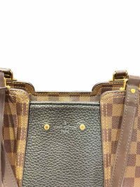 Louis Vuitton black and brown Handbag