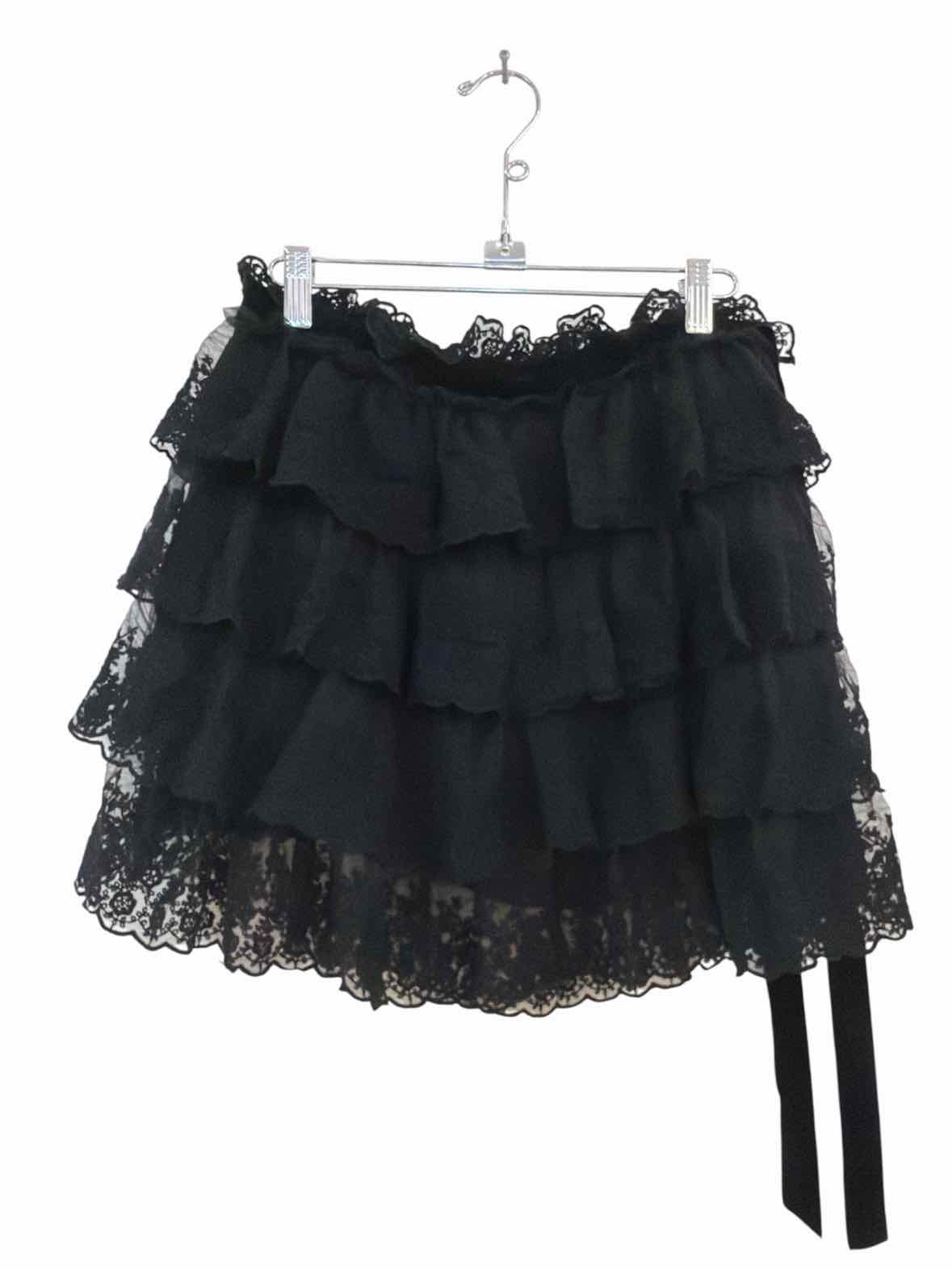 LoveShackFancy Black Size 6 Skirt