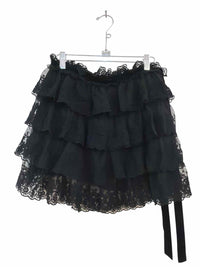 LoveShackFancy Black Size 6 Skirt