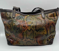 Gucci green and brown Handbag