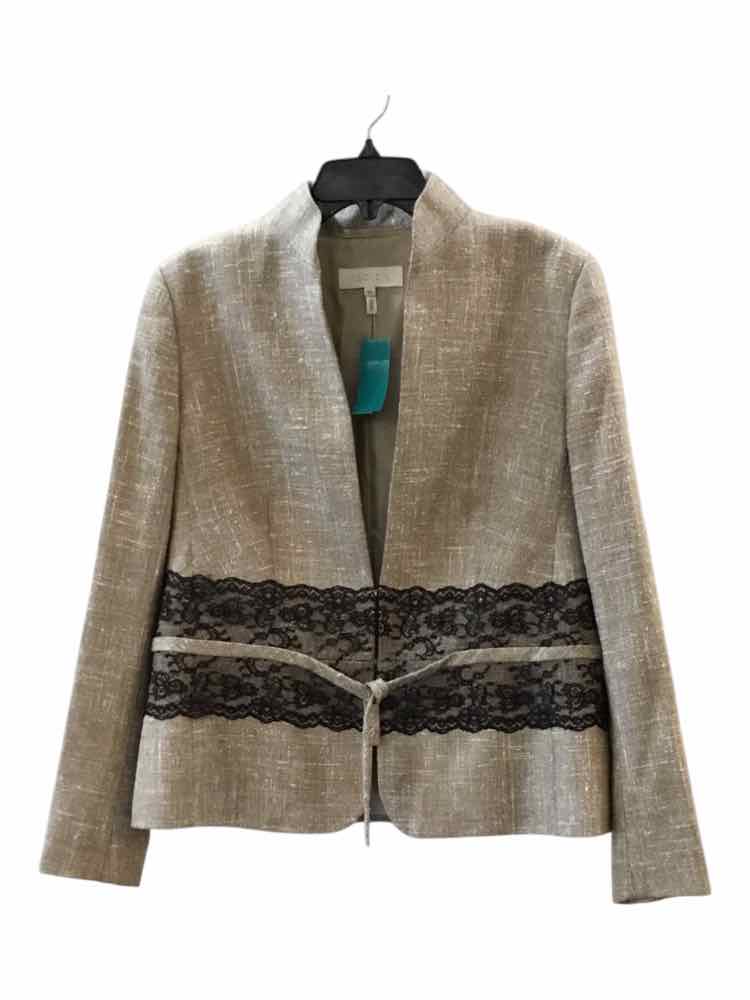 Escada Beige Multi Size 42 Blazer